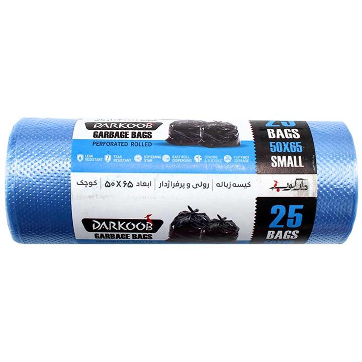 کیسه زباله کوچک آبی دارکوب 25 عددی